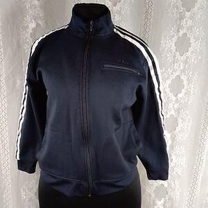 Vintage Gap Blue & White Women's Sweater Size M (7-8)
